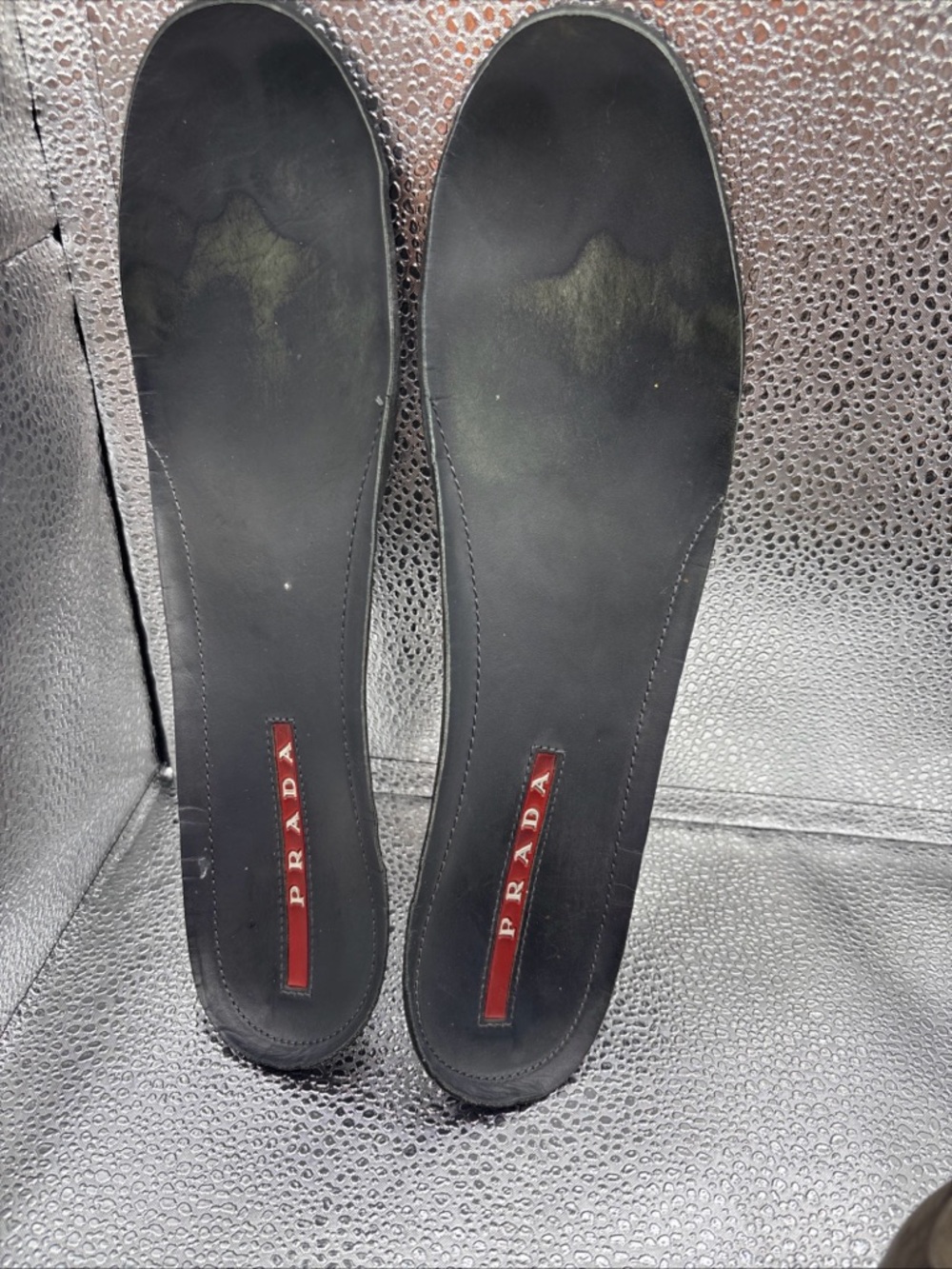 Prada Sport Men's Gray Suede Nylon Low-Top Sneakers 4E 1835 Prada size 8.5 US9.5 - Picture 14 of 16